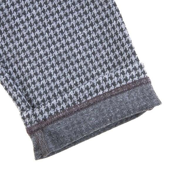 千鳥格提花恐龍兒童褲（80～110）