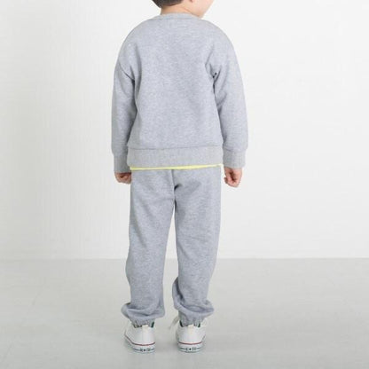 KPBOY 電車刺繡薄絨套裝（80～120）