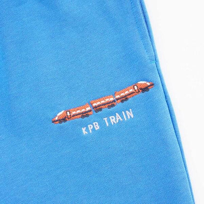 KPBOY 電車刺繡薄絨套裝（80～120）