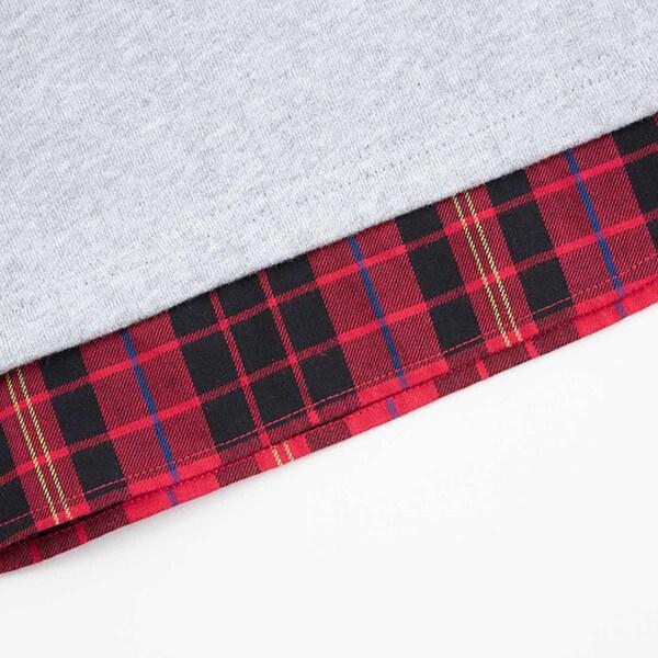 電車刺繡拼接下襬衛衣（80～150）
