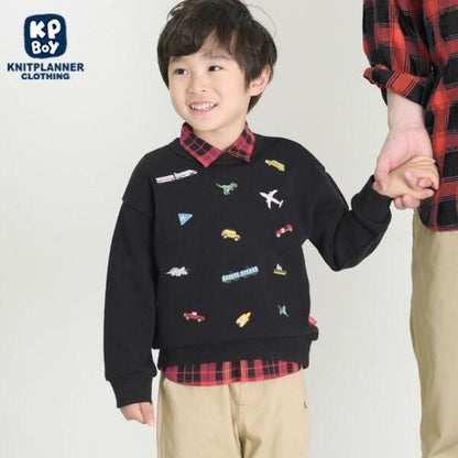 KPBOY 交通工具恐龍刺繡衛衣（80～150）