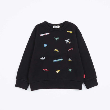 KPBOY 交通工具恐龍刺繡衛衣（80～150）