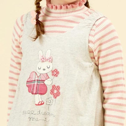 格紋雙面穿連衣裙（80～140）