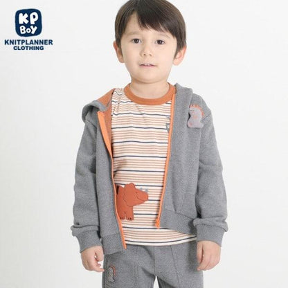 KPBOY 加絨恐龍連帽衛衣（80～110）
