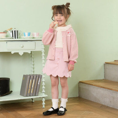 荷葉邊領毛衣（80～150）