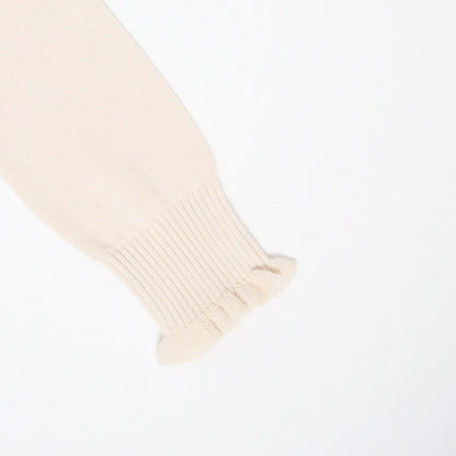 荷葉邊領毛衣（80～150）