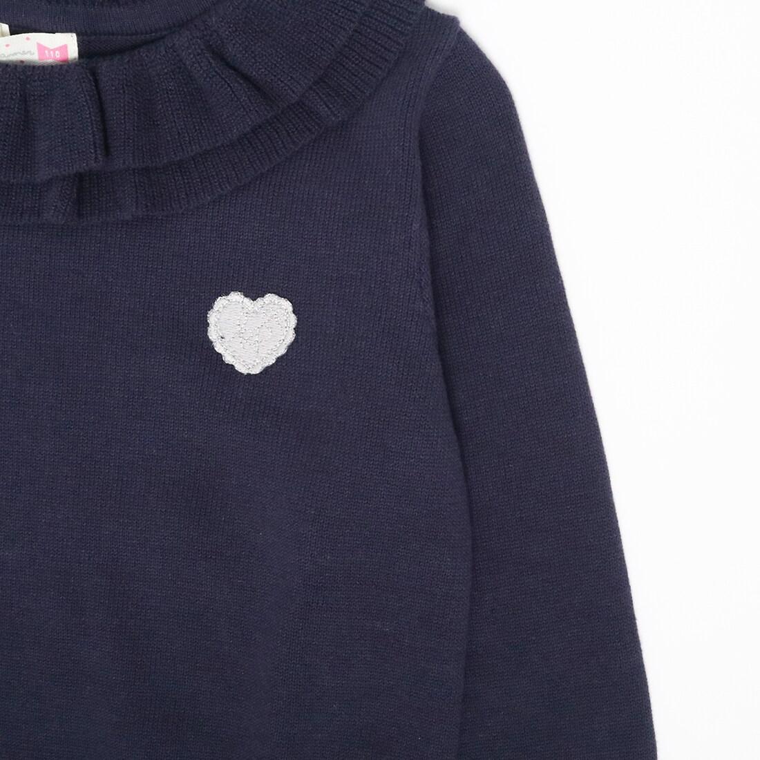 荷葉邊領毛衣（80～150）