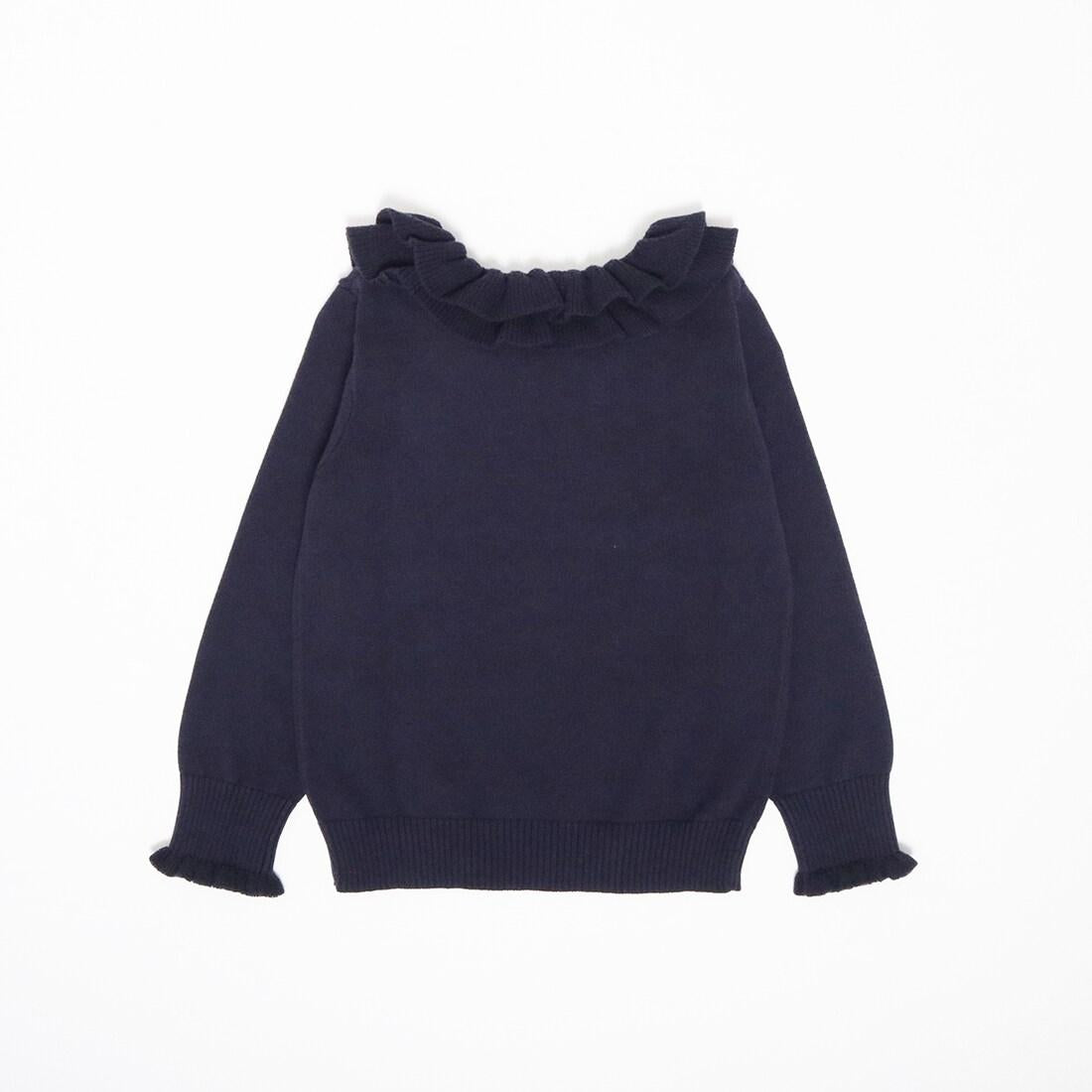 荷葉邊領毛衣（80～150）