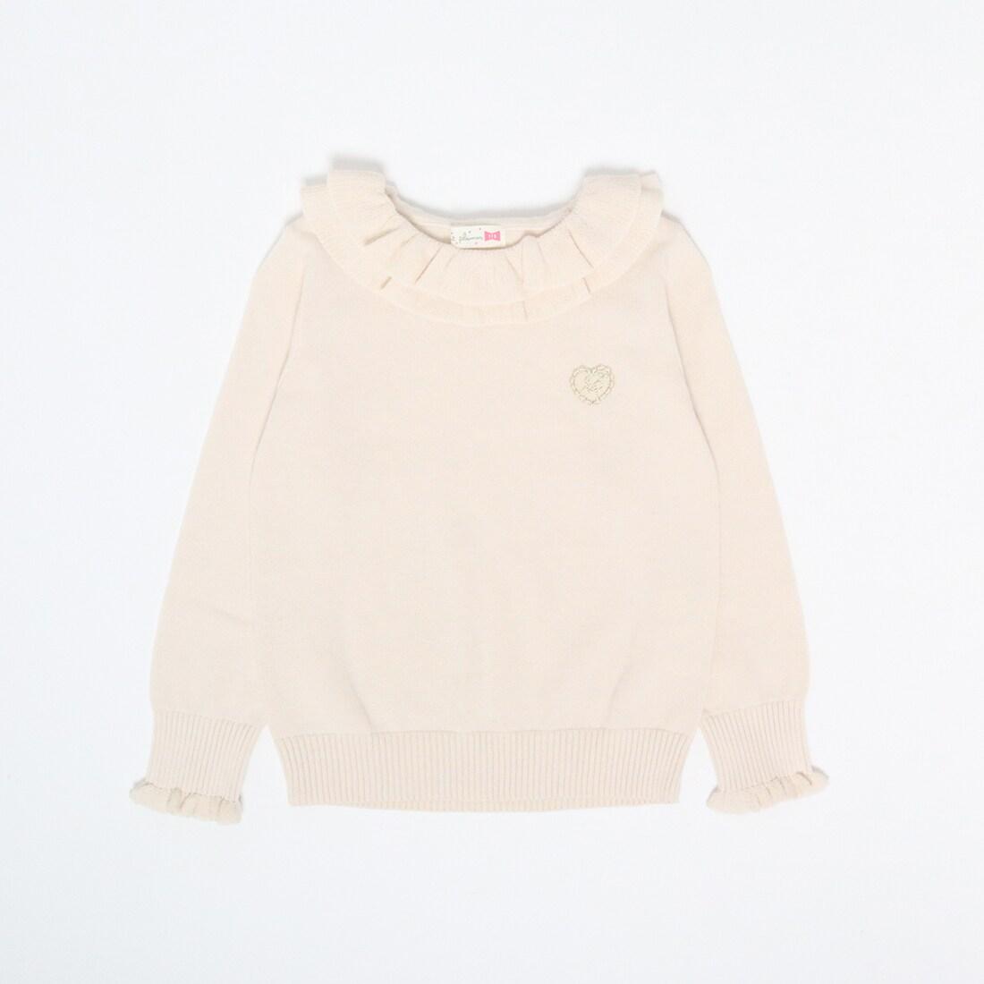 荷葉邊領毛衣（80～150）