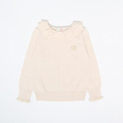 荷葉邊領毛衣（80～150）