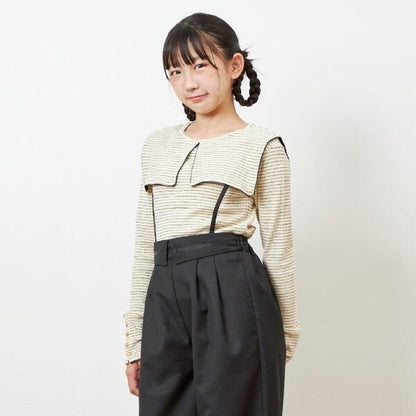 troislapins 水手領長袖套頭衫（140～160）