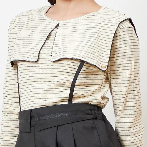 troislapins 水手領長袖套頭衫（140～160）