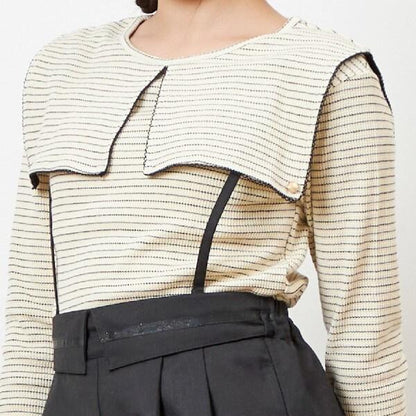 troislapins 水手領長袖套頭衫（140～160）