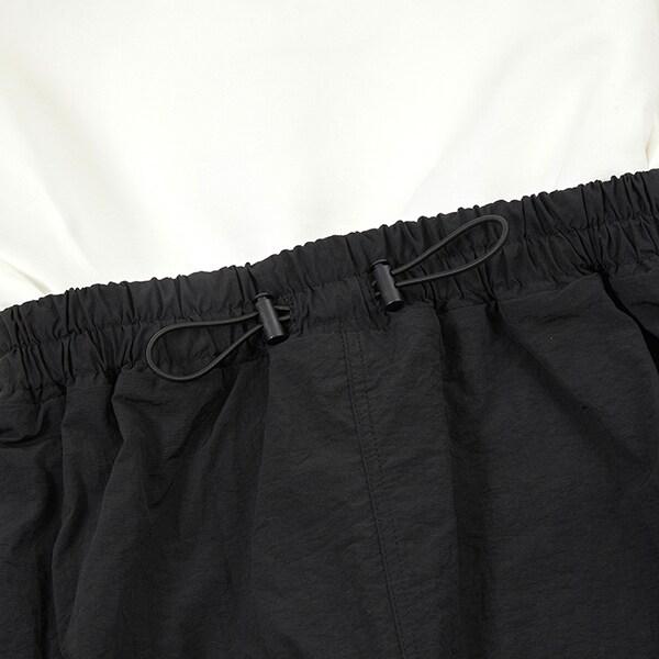 troislapins 半拉鍊拼接工裝連衣裙（140～160）