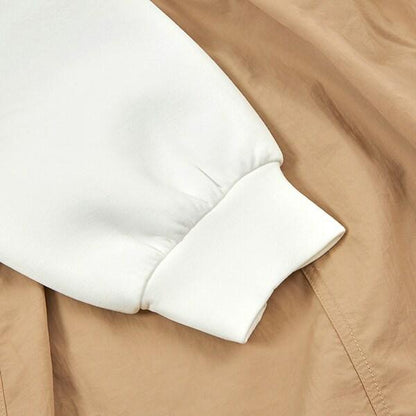 troislapins 半拉鍊拼接工裝連衣裙（140～160）