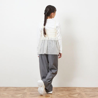 troislapins 網紗吊帶背心&長袖T恤套裝(140～160)