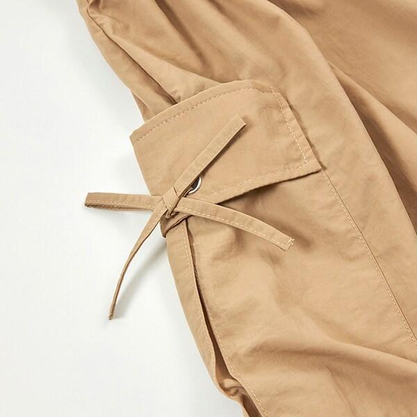 troislapins 半拉鍊拼接工裝連衣裙（140～160）