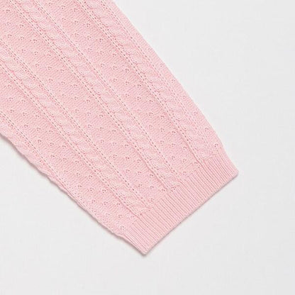 蝴蝶結刺繡針織開衫