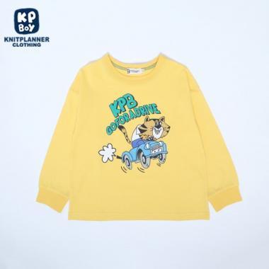 KPBOY 虎紋印花長袖T恤（80～90）