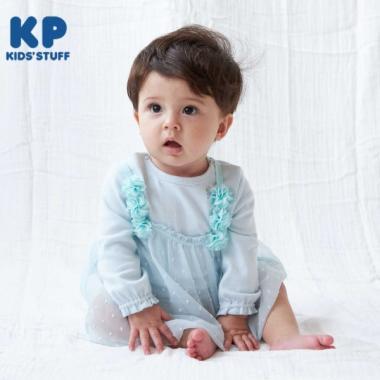 花朵圖案雪紡長款上衣&連體衣套裝