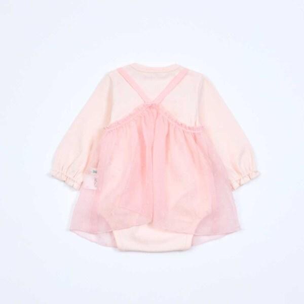 花朵圖案雪紡長款上衣&連體衣套裝