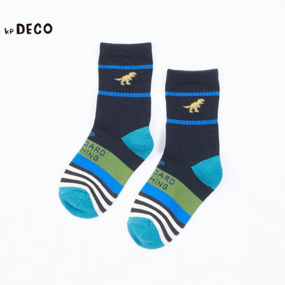 日本製/恐龍圖案中筒襪(11～23)