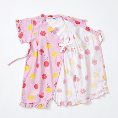 KP圓點圖案＆mimi醬嬰兒連體和服（Free）