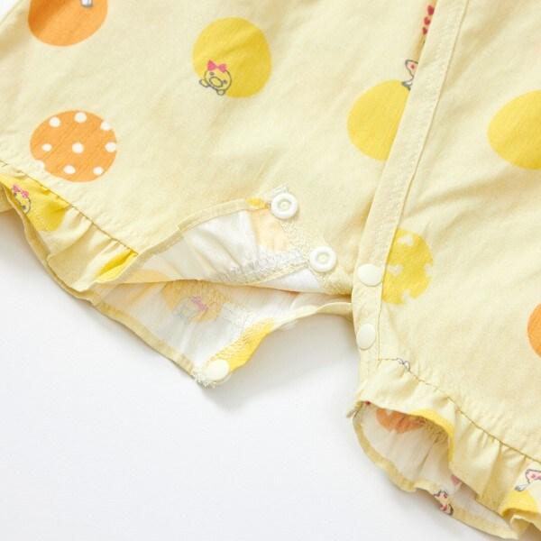 KP圓點圖案＆mimi醬嬰兒連體和服（Free）