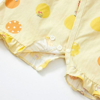 KP圓點圖案＆mimi醬嬰兒連體和服（Free）