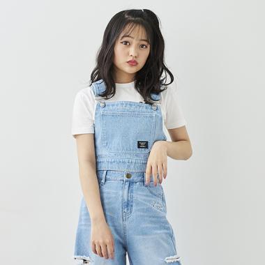 牛仔吊帶背心