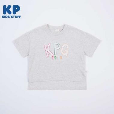 徽標貼布短袖T恤（140～160）