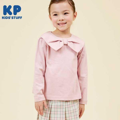 【TioTio抗病毒加工】蝴蝶結領T恤（110～130）