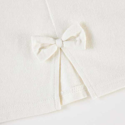 蝴蝶結刺繡長袖T恤（110～130）