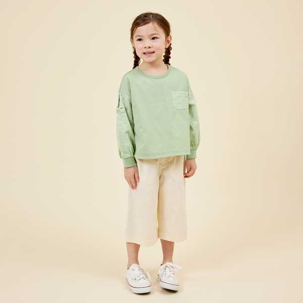 棉斜紋七分褲（120～130）