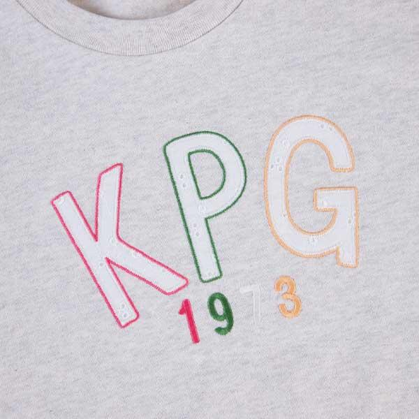 徽標貼布短袖T恤（140～160）