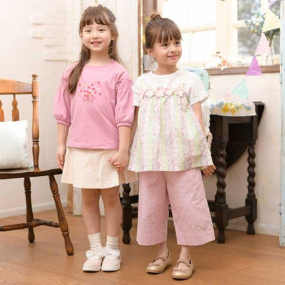 棉斜紋七分褲（120～130）