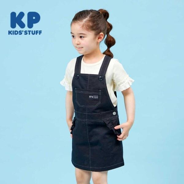 斜紋布/牛仔布揹帶裙（110～130）