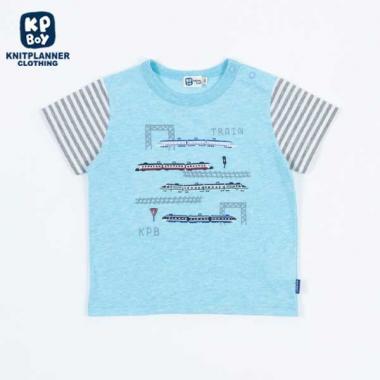 甜品棉質電車圖案T恤（80～90）