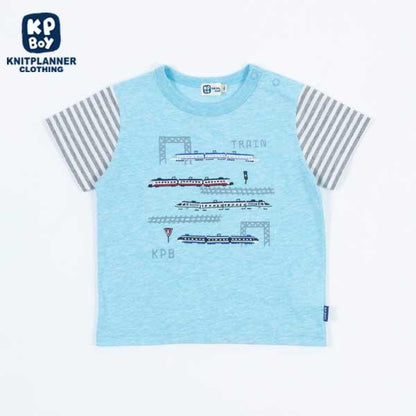 甜品棉質電車圖案T恤（80～90）