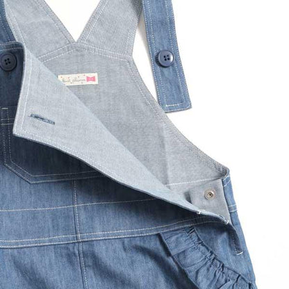 斜紋布/牛仔布揹帶裙（110～130）