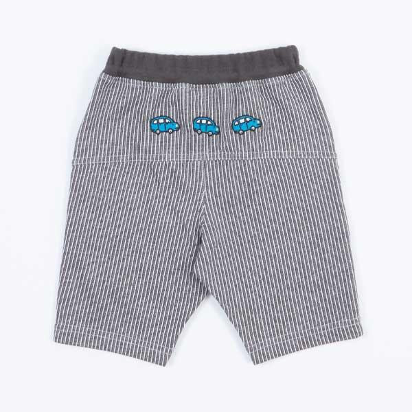 先染條紋半褲（80～90）