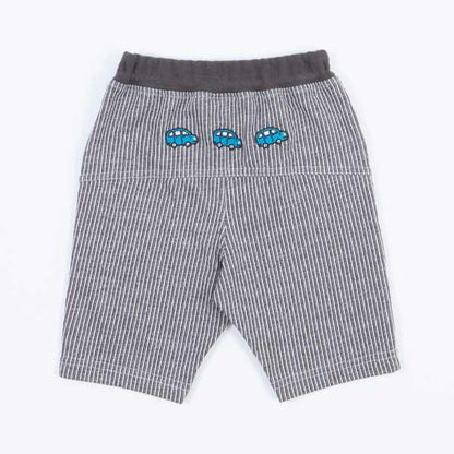 先染條紋半褲（80～90）