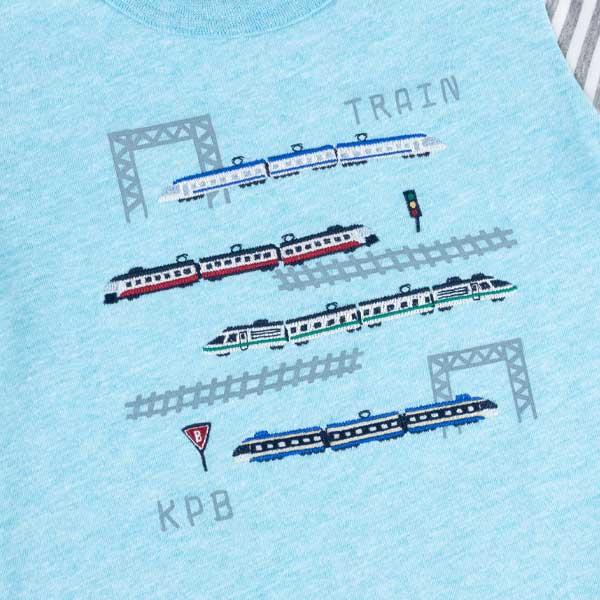 甜品棉質電車圖案T恤（80～90）