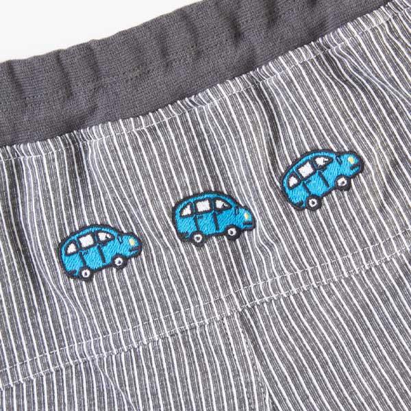 先染條紋半褲（80～90）