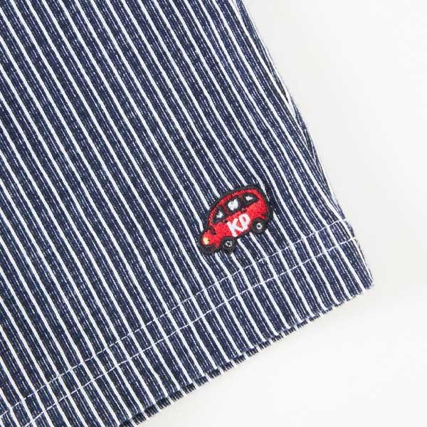 先染條紋半褲（80～90）