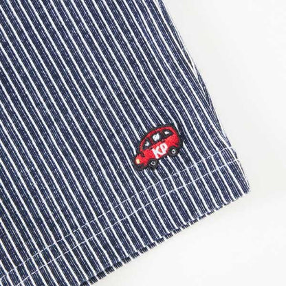 先染條紋半褲（80～90）