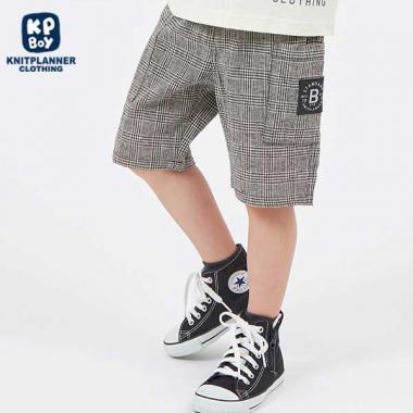 格紋中褲（100～130）