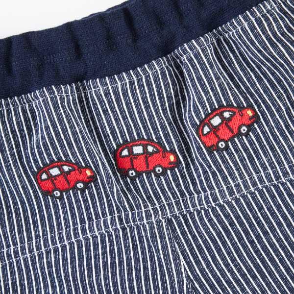 先染條紋半褲（80～90）