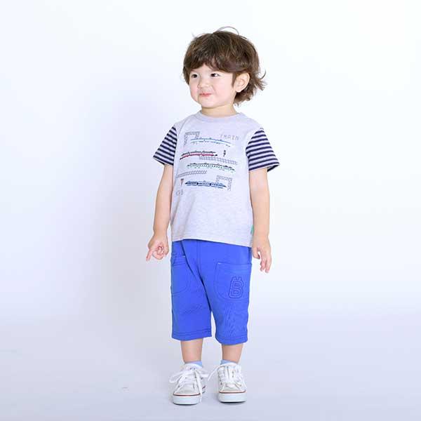 甜品棉質電車圖案T恤（80～90）