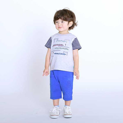 甜品棉質電車圖案T恤（80～90）